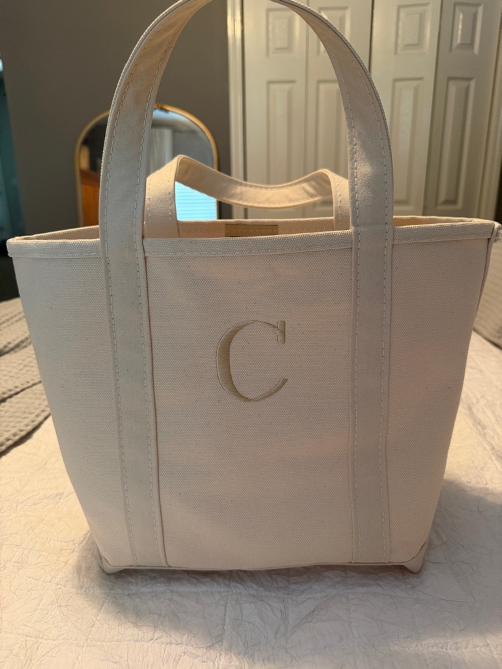 LLBean Boat & Tote Natural, Medium, regular straps